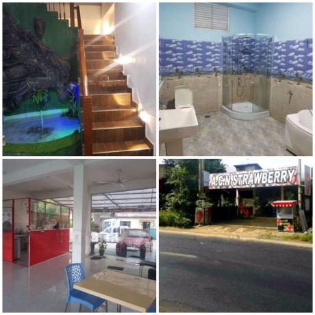House and shop for sale in Weligalla